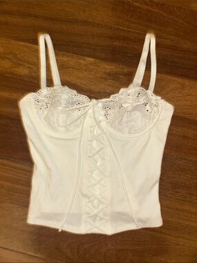 Edikted Fairygirl Cupped Lace Up Corset